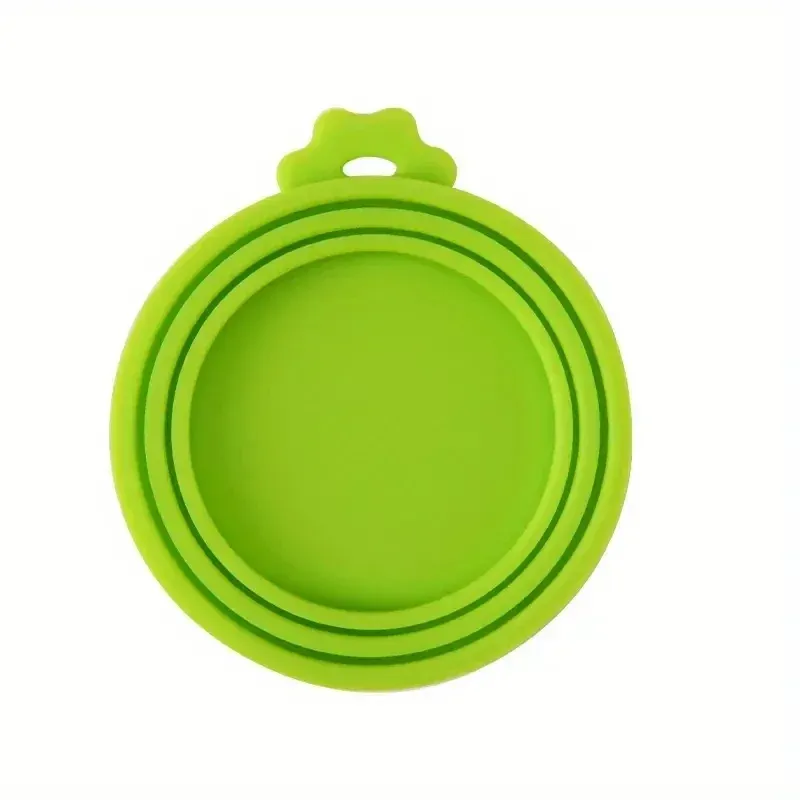 Couvercle réutilisable en silicone sans BPA pour boîtes de nourriture pour chiens et chats 8