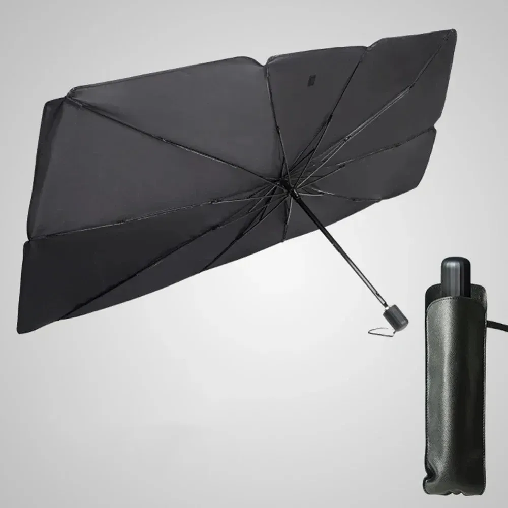 Pare-soleil replié pour un rangement facile