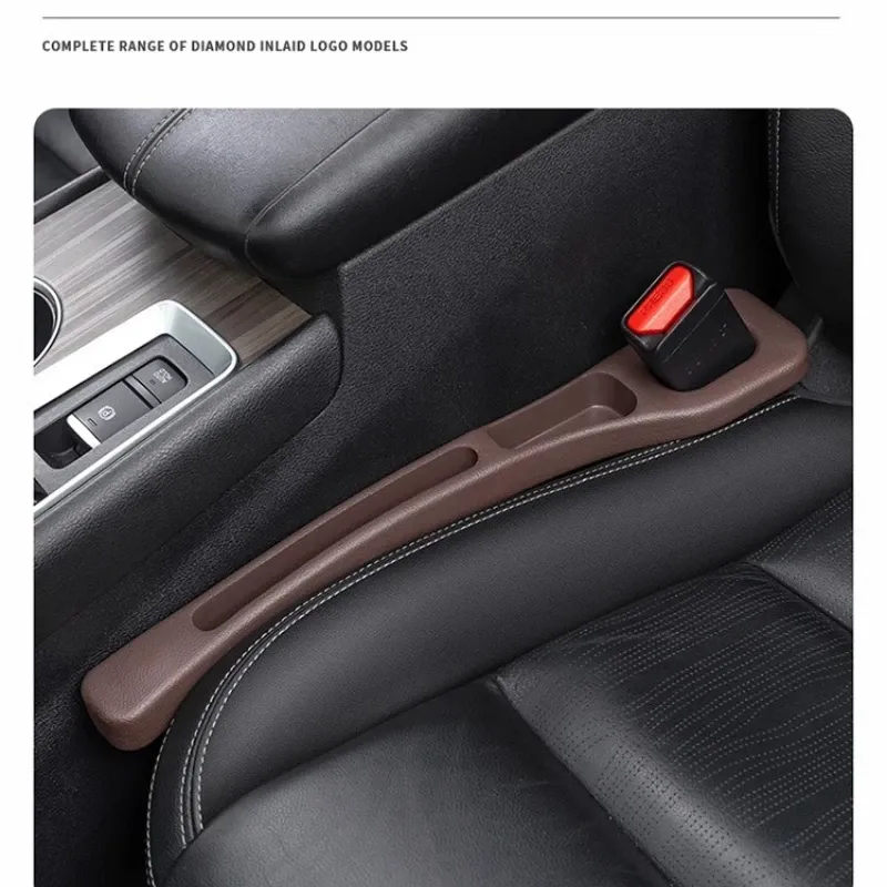 Paire de bandes de protection pour sièges de voiture : anti-fuite, protection des bords et de l'espace entre les sièges, confort au toucher 3
