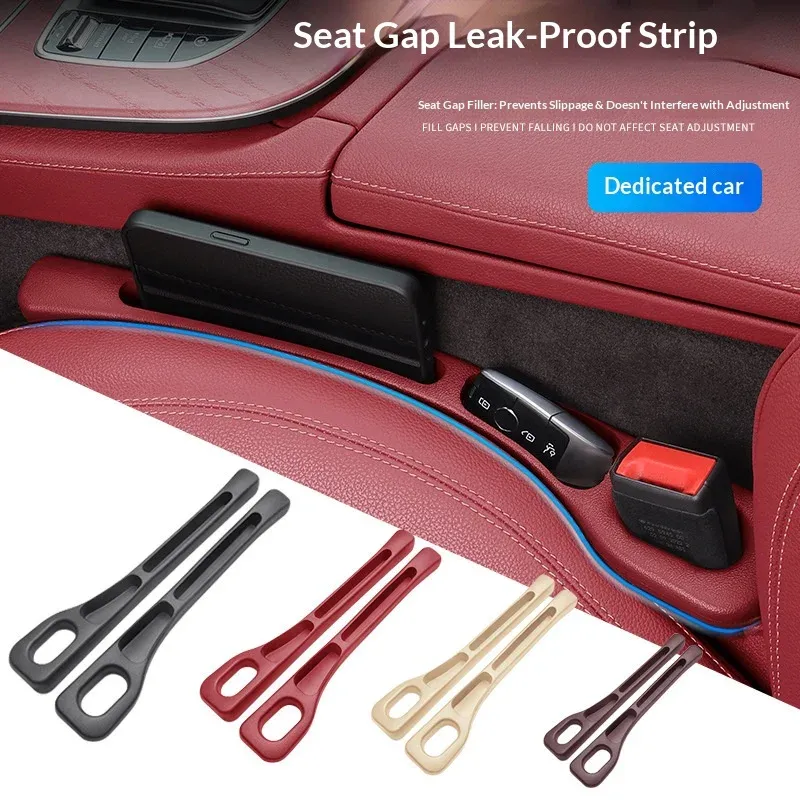 Paire de bandes de protection pour sièges de voiture : anti-fuite, protection des bords et de l'espace entre les sièges, confort au toucher 5