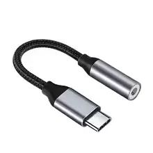 Adaptateur USB-C vers prise jack 3,5 mm, câble audio auxiliaire compatible Samsung, Huawei, Xiaomi, iPad Pro, iPhone et OnePlus 5