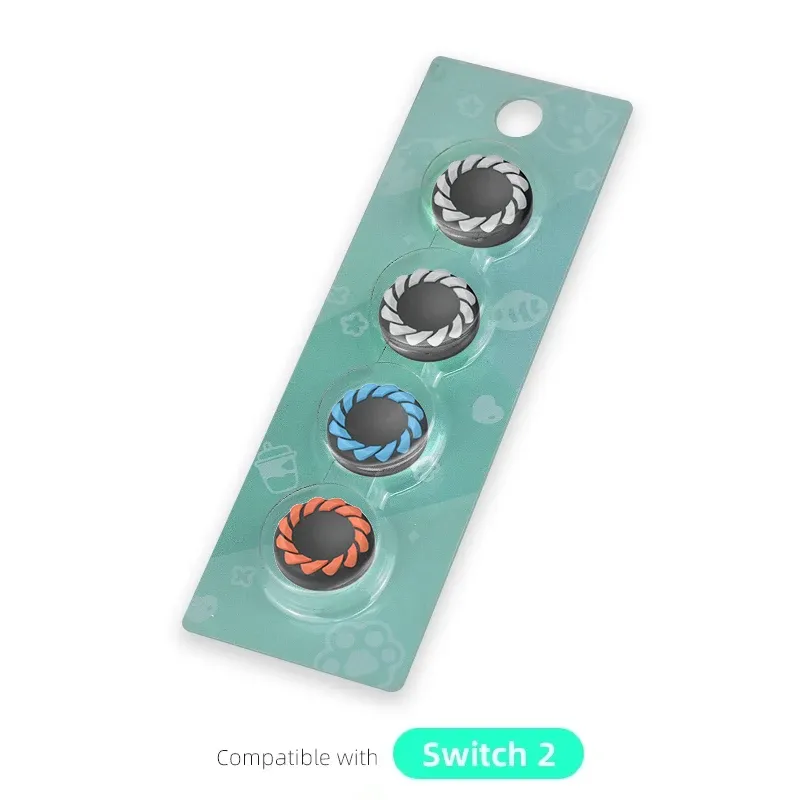 Capuchon de poignée de pouce en silicone DATA FROG pour manette Switch 2, housse de protection antidérapante 11