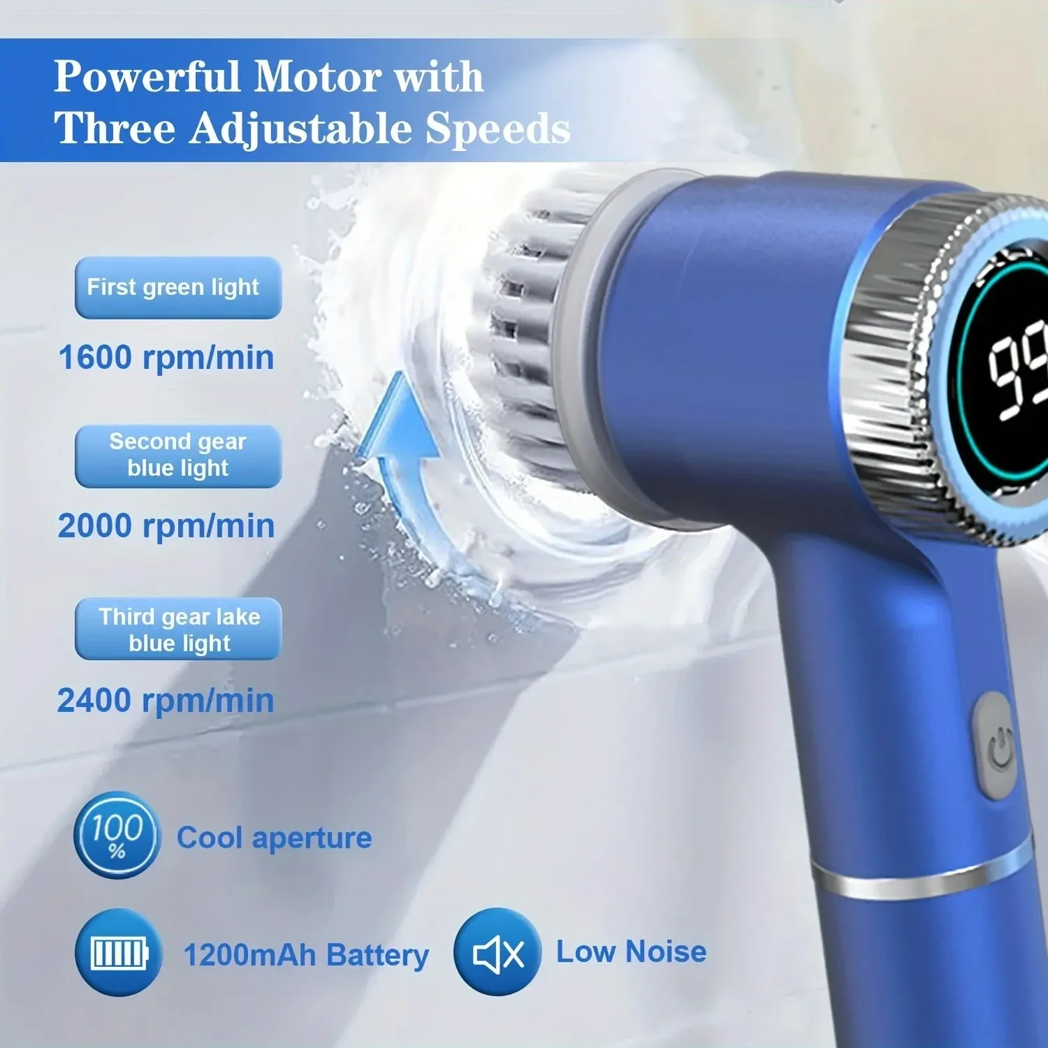 Nettoyeur électrique vue de profil