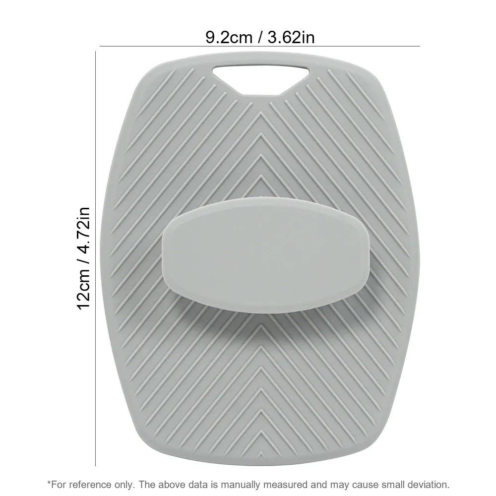 Brosse exfoliante en silicone, nettoyante, avec poignée antidérapante, pour le corps et la peau 5