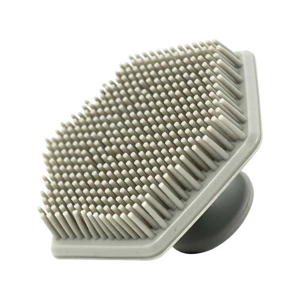 Brosse exfoliante en silicone, nettoyante, avec poignée antidérapante, pour le corps et la peau 8