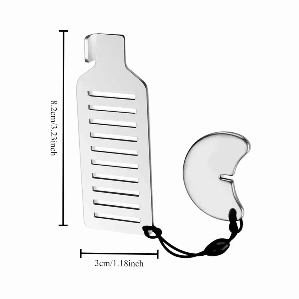 Bloque-porte de sécurité portable 8 cm en acier inoxydable – Butée de porte pour la maison, l'hôtel et les voyages 6