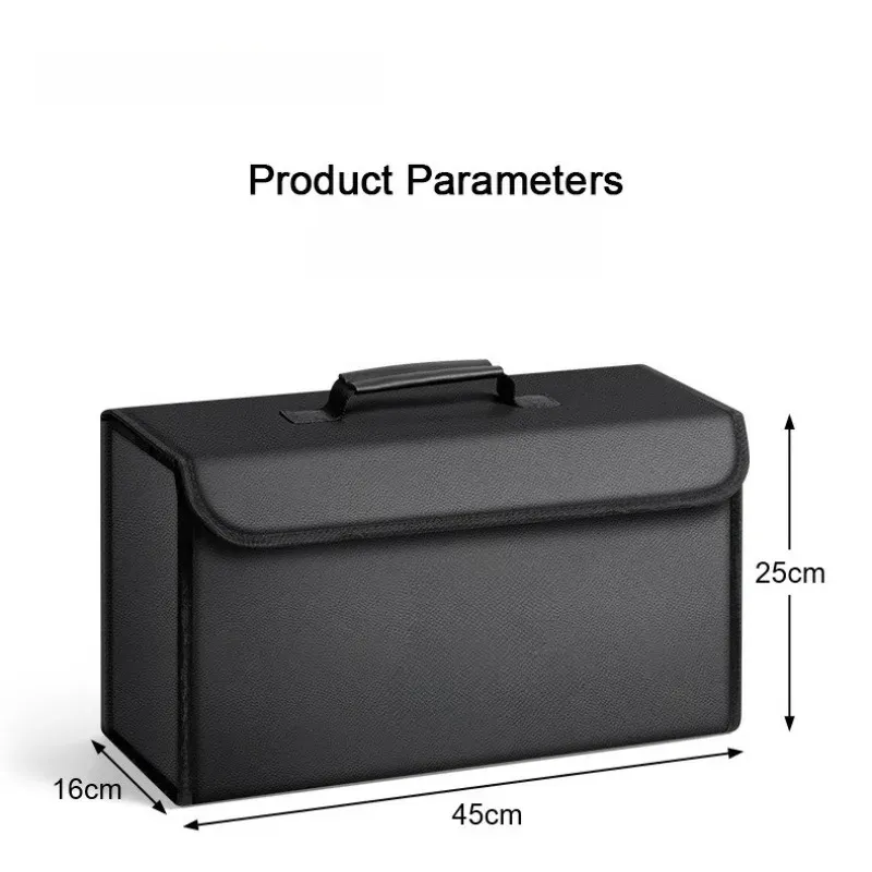 Organisateur de coffre pour Audi A3, A4L, A5L, A6L, Q2L, Q3 et Q5L, boîte de rangement pliable et portable pour voiture, idéale pour le camping et les activités en extérieur 2