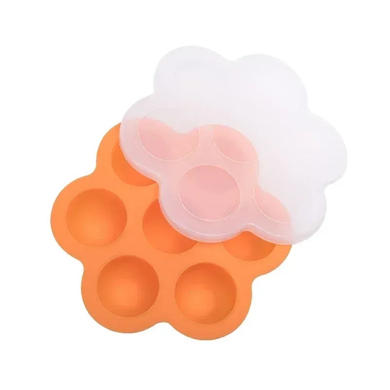 Moules en silicone réutilisables pour aliments pour bébé, bac de congélation, boîte de rangement pour congélateur à collations, moules en silicone pour pâtisserie et desserts, 1 pièce 9
