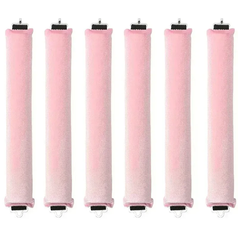 Bigoudis sans chaleur en satin, tiges à friser, bandeau sans chaleur, boucles paresseuses, bigoudis doux, tiges de couchage, outils de coiffure 8