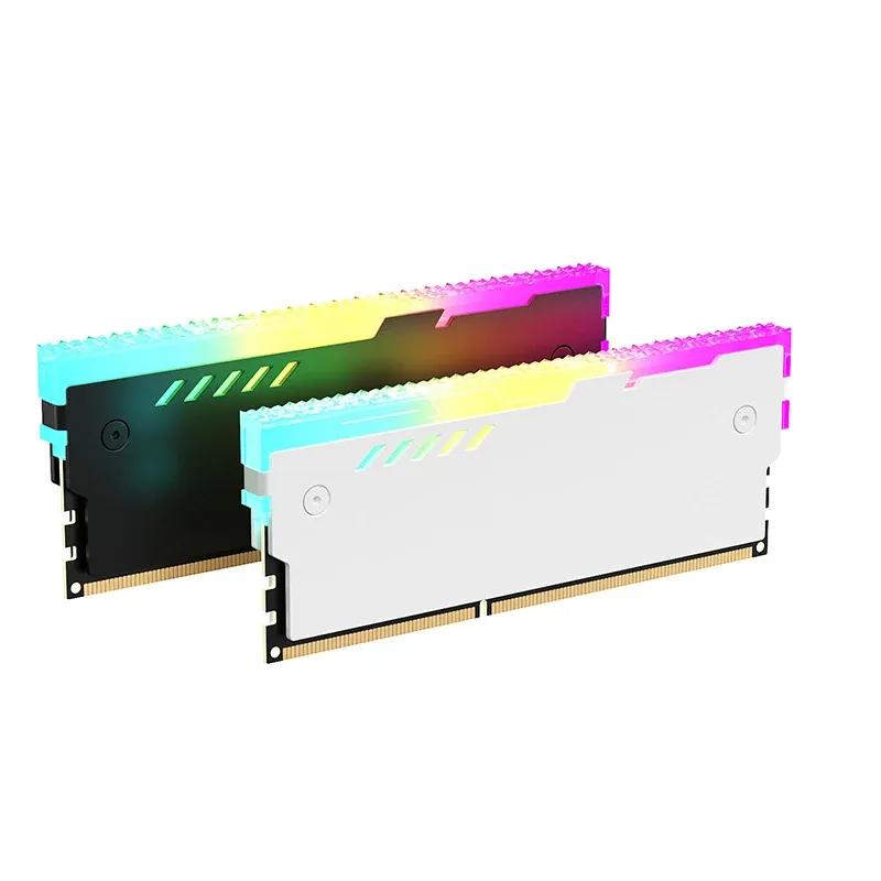 TEUCER RM-1 Gilet de refroidissement RAM ARGB 5V 3 broches pour mémoire de bureau PC, compatible DDR2, DDR3, DDR4 et DDR5 6