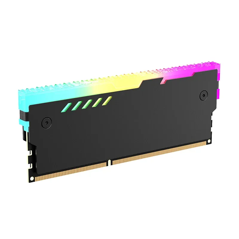 TEUCER RM-1 Gilet de refroidissement RAM ARGB 5V 3 broches pour mémoire de bureau PC, compatible DDR2, DDR3, DDR4 et DDR5 10