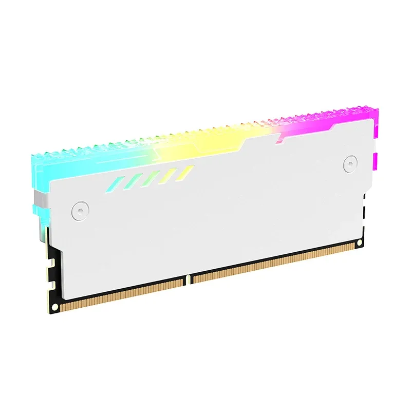 TEUCER RM-1 Gilet de refroidissement RAM ARGB 5V 3 broches pour mémoire de bureau PC, compatible DDR2, DDR3, DDR4 et DDR5 9