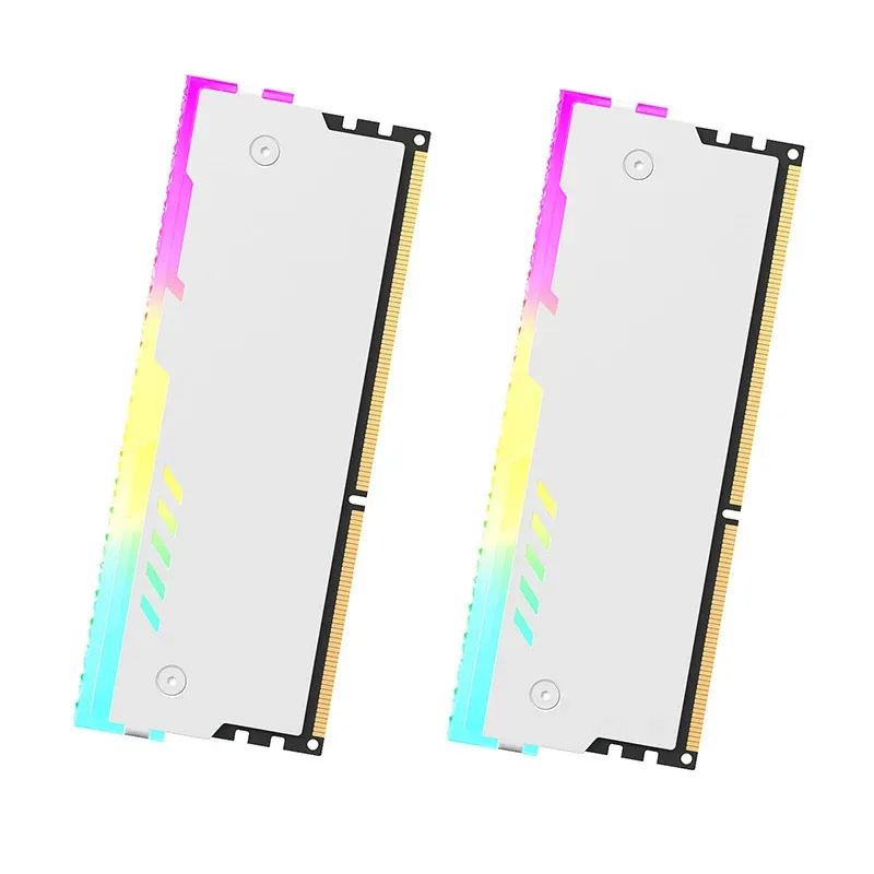 TEUCER RM-1 Gilet de refroidissement RAM ARGB 5V 3 broches pour mémoire de bureau PC, compatible DDR2, DDR3, DDR4 et DDR5 7