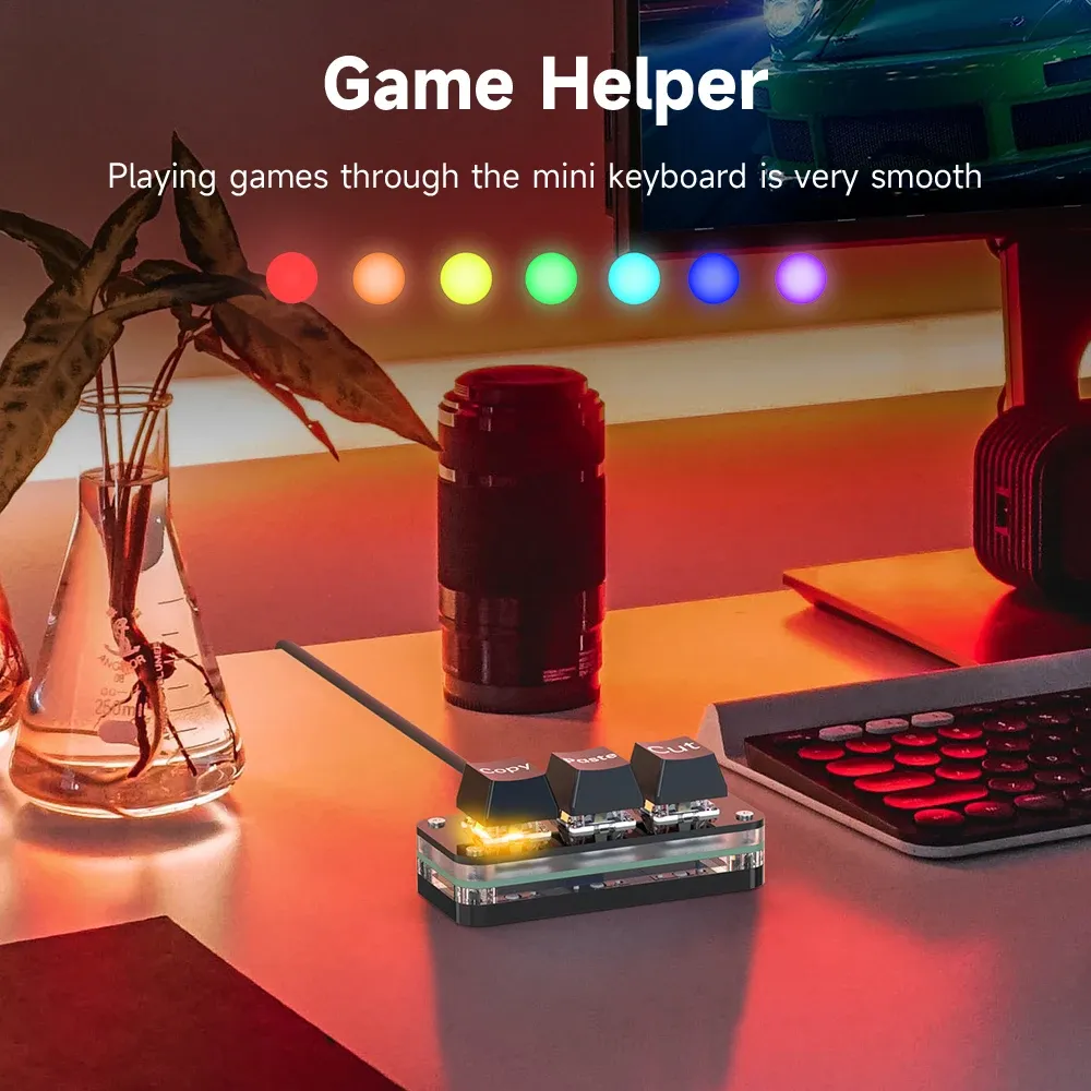 Mini clavier de programmation, détail des touches