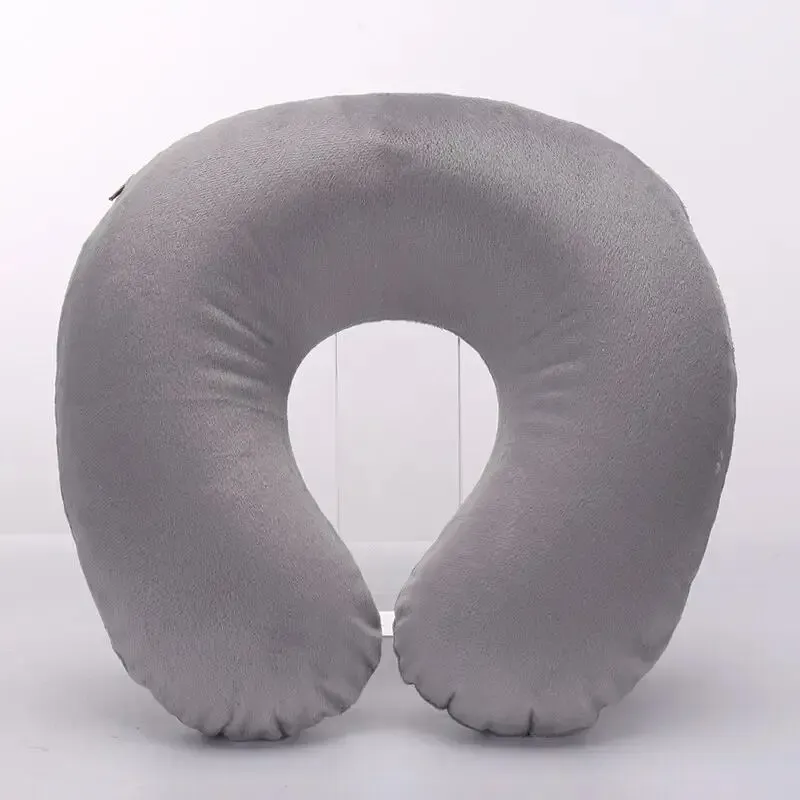 Oreiller de voyage gonflable en forme de U, repose-mains