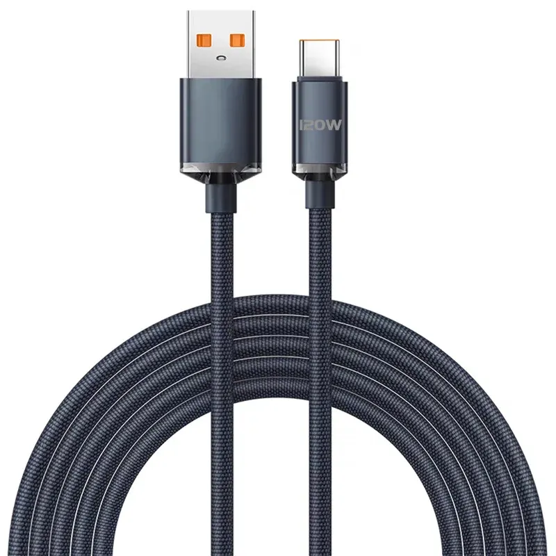 Câble USB Type-C vers USB Type-C 120W, charge rapide, compatible Samsung, Xiaomi, Huawei et Realme 11