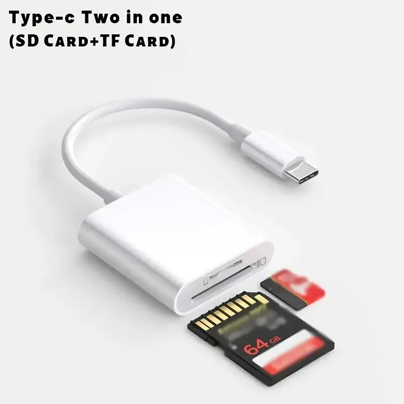 Lecteur de carte mémoire USB-C détail du design
