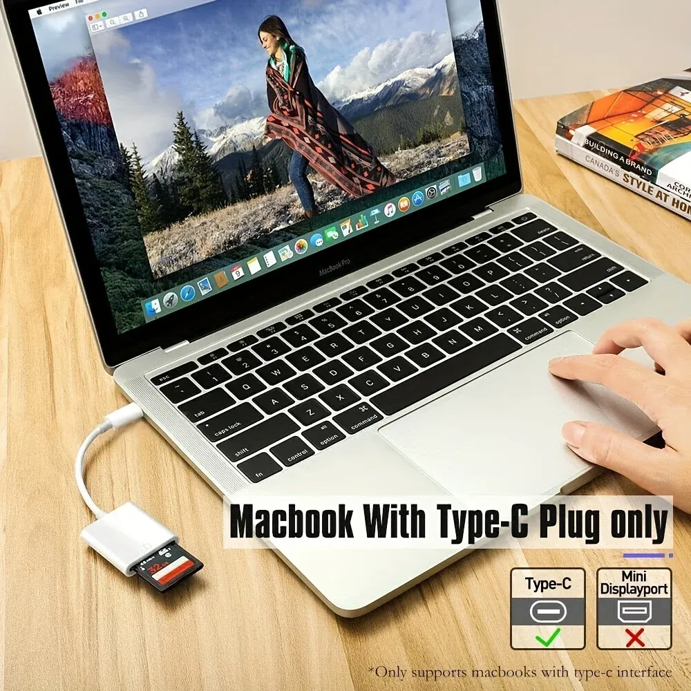 Lecteur de carte mémoire USB-C finition soignée