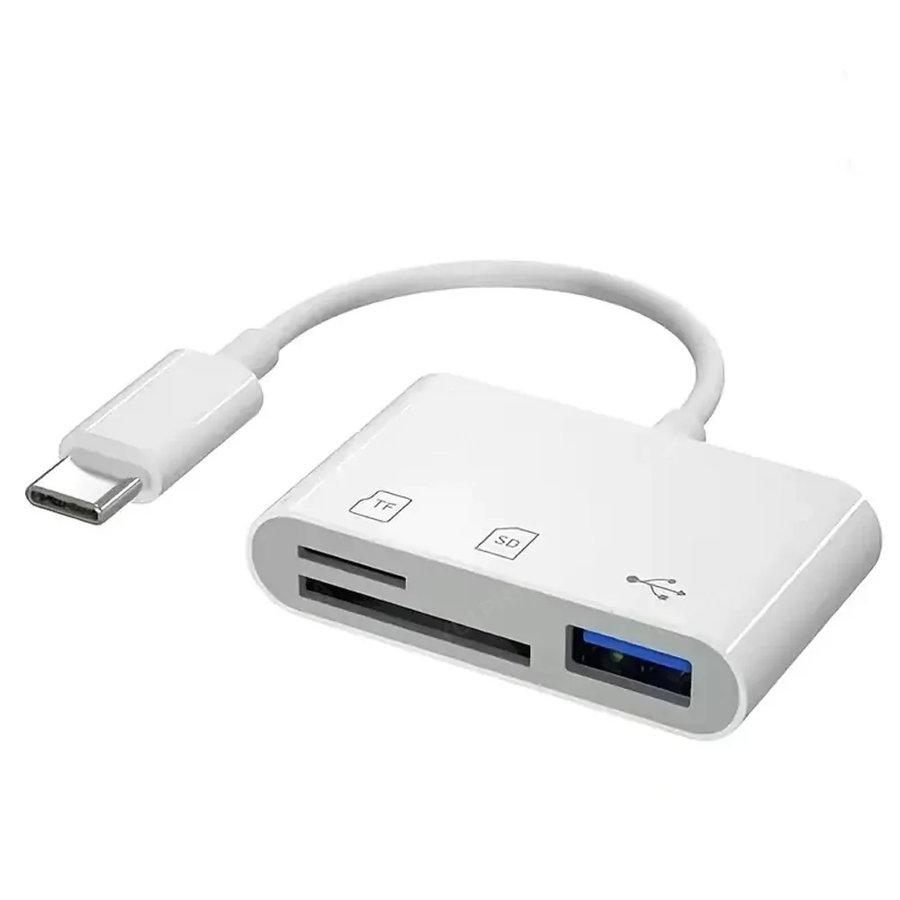 Lecteur de carte mémoire USB-C vers SD et TF, compatible iPhone 15, Huawei et Xiaomi 11