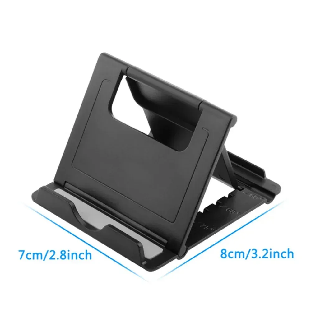 Support de téléphone de bureau réglable et pliant, compatible iPad, iPhone, Samsung, Xiaomi et Huawei 6