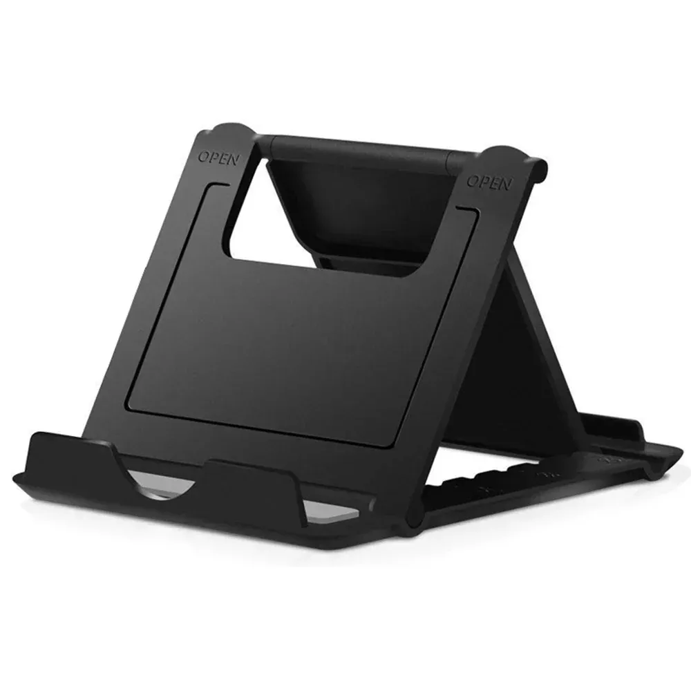 Support de téléphone de bureau réglable et pliant, compatible iPad, iPhone, Samsung, Xiaomi et Huawei 7