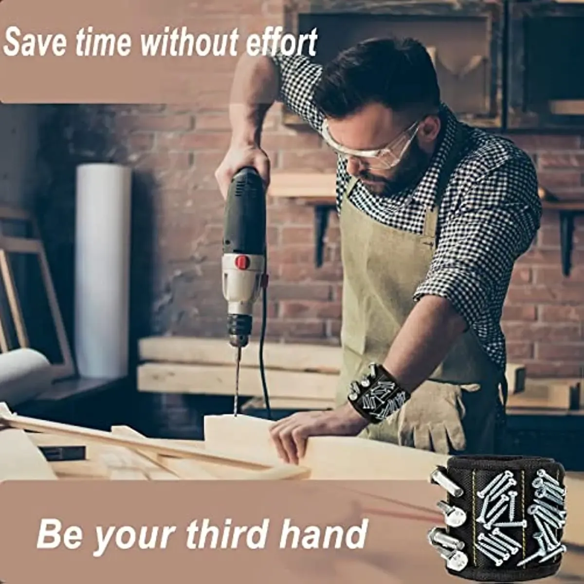 Bracelet magnétique avec ses fixations