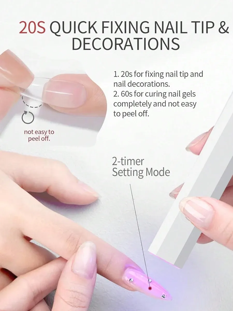 Lampe à ongles dans son support