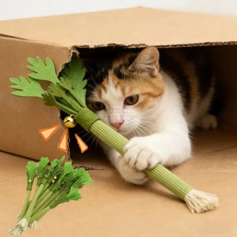 Détail du jouet à mâcher pour chat à la catnip