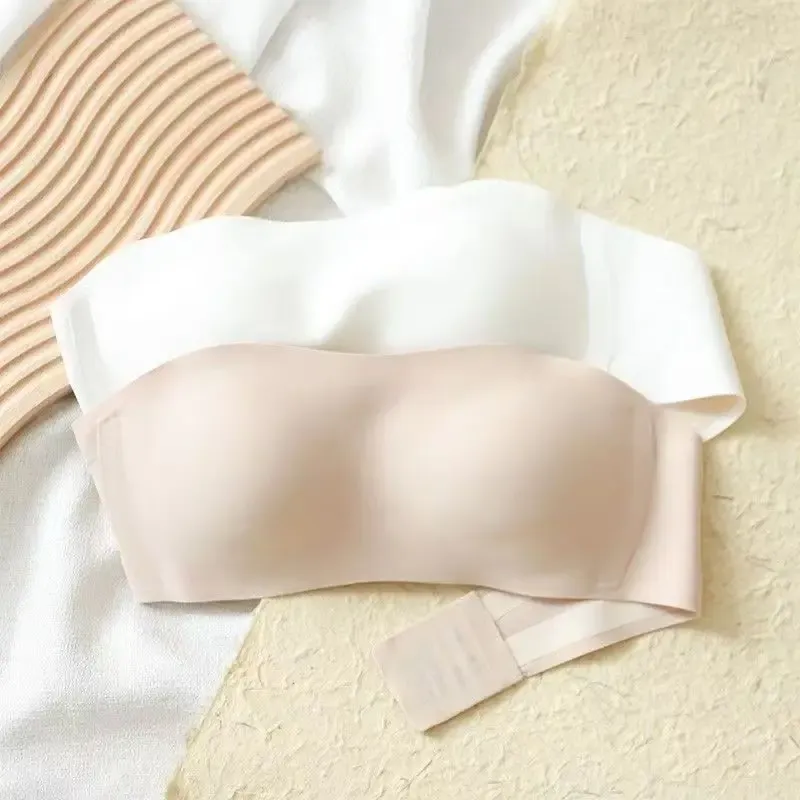 Soutien-gorge tubulaire sans couture, sans bretelles et sans fil, antidérapant 2