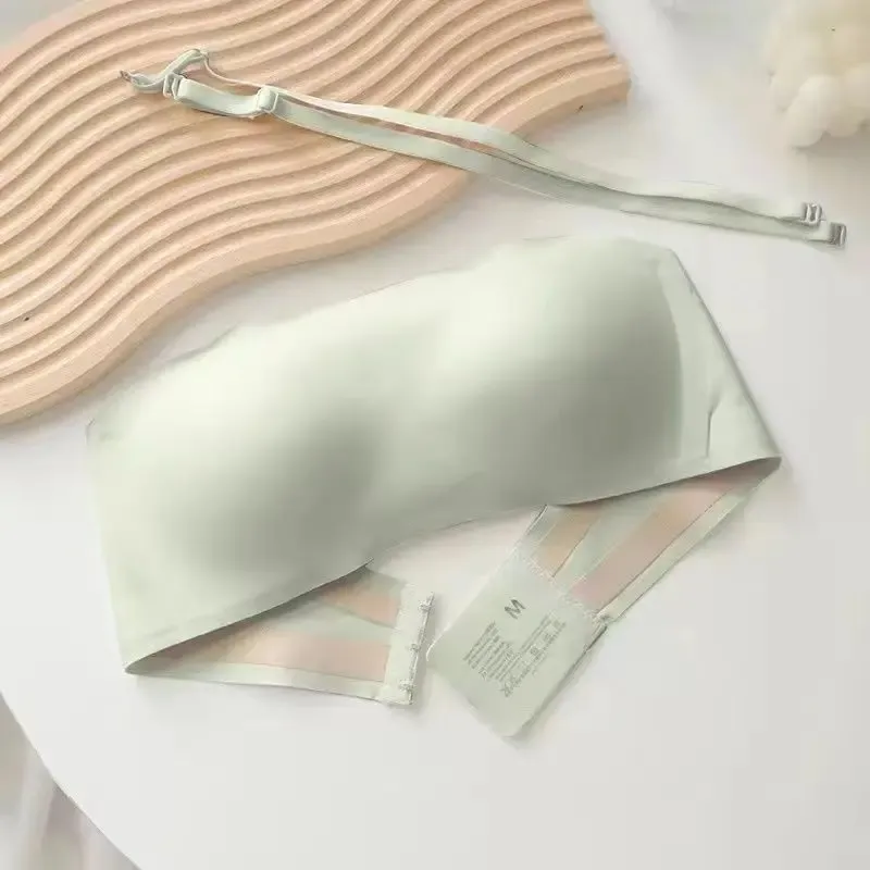 Soutien-gorge tubulaire sans couture, sans bretelles et sans fil, antidérapant 7