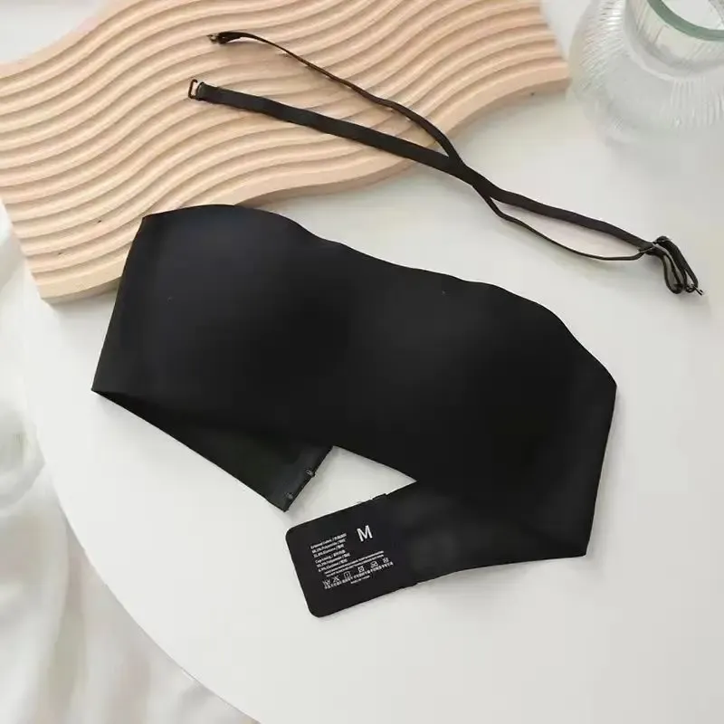 Soutien-gorge tubulaire sans couture, sans bretelles et sans fil, antidérapant 10