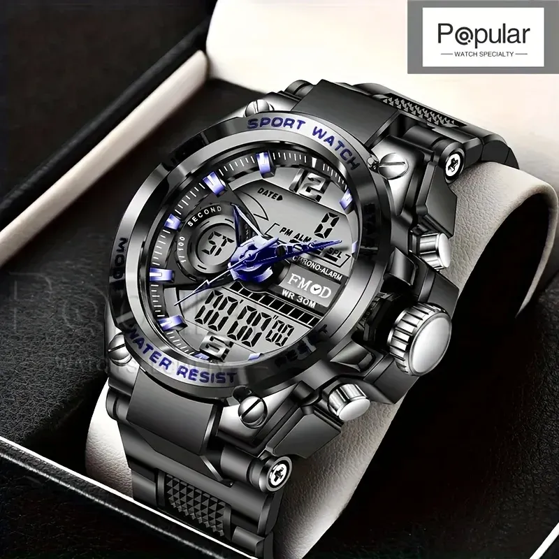 Affichage numérique LED de la montre