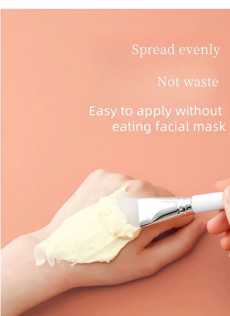 Pinceau en silicone pour soin du visage