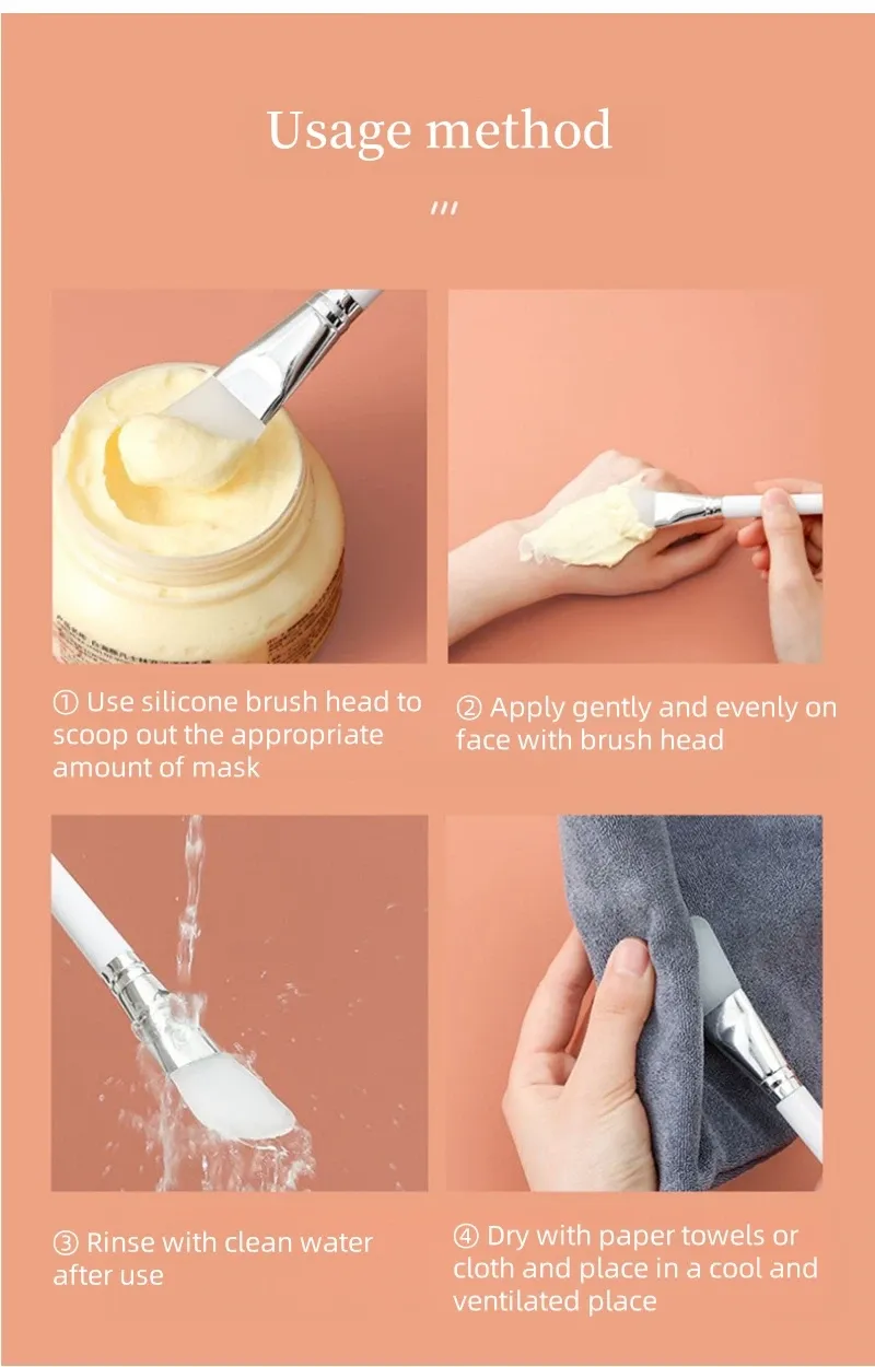 Pinceau de beauté en silicone