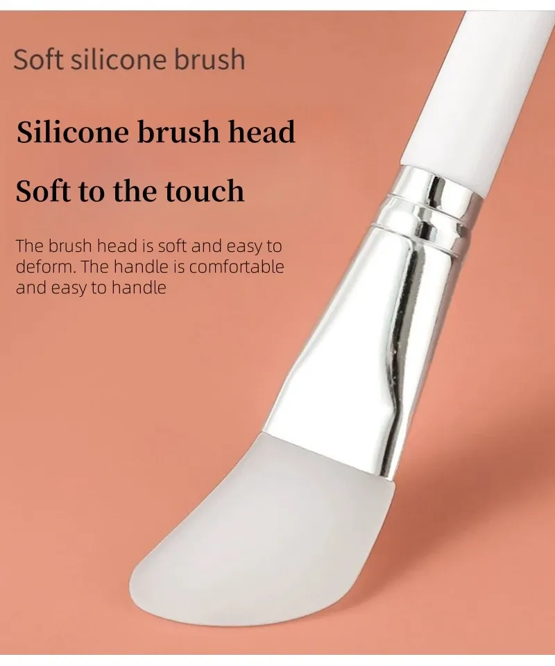 Pinceau masque en silicone en situation
