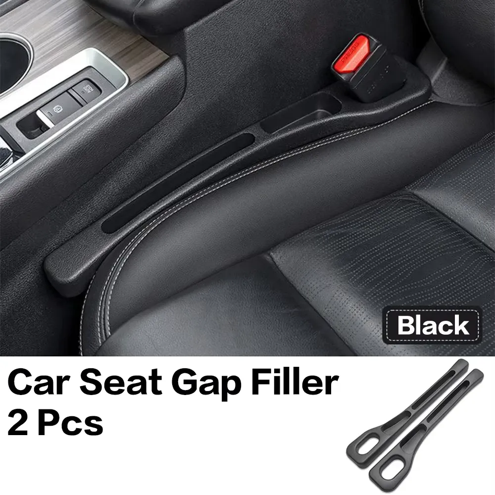 Remplisseur d'espace pour siège de voiture (lot de 2) avec organisateur de console centrale et boîte de rangement 7