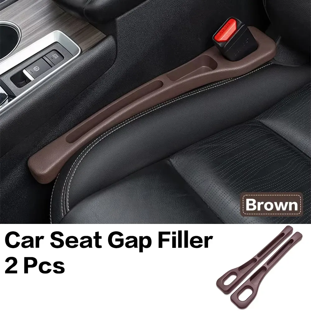 Remplisseur d'espace pour siège de voiture (lot de 2) avec organisateur de console centrale et boîte de rangement 10