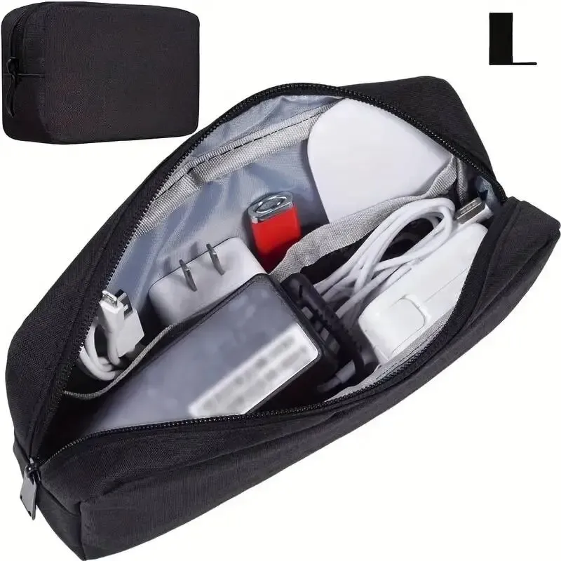 Sac de rangement pour câbles et petits appareils électroniques, cartes SD et batteries externes 8
