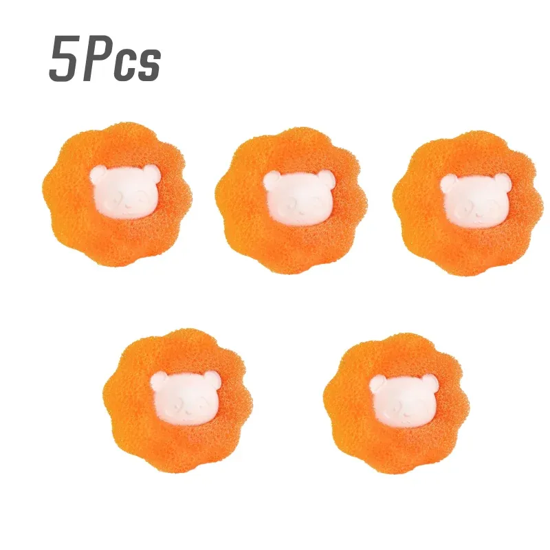 Kit de boules à lessive réutilisables, lavage en machine, anti-peluches, nettoyage des poils d'animaux, lot de 1, 5 ou 10 pièces 10