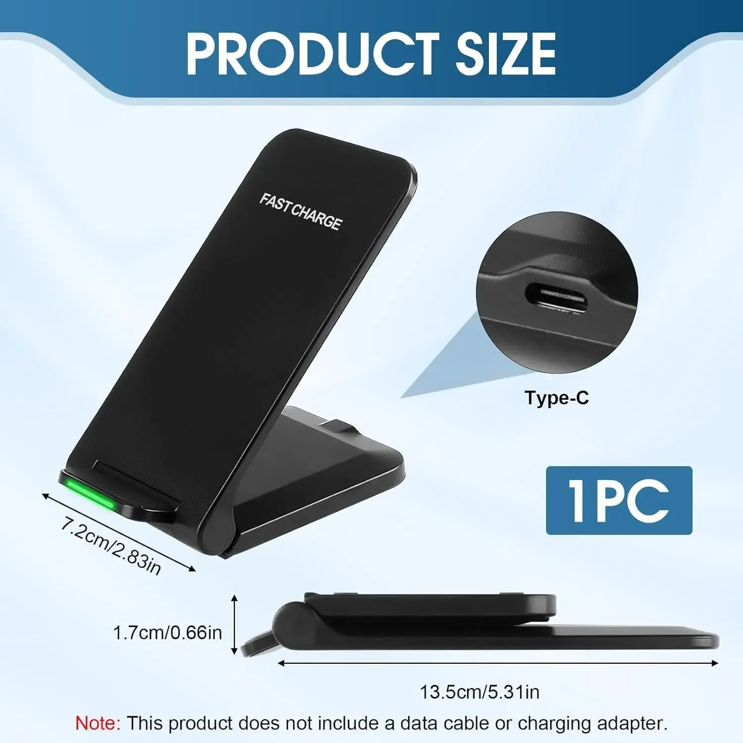 Station de charge sans fil rapide pour écouteurs et smartphones, compatible iPhone 13 à 17 Pro Max, Samsung Galaxy S23/S24 et Xiaomi 2