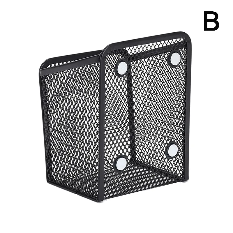 Porte-crayons magnétique, panier de rangement pour papeterie, porte-stylos de bureau, pot à pinceaux de maquillage, organisateur de réfrigérateur de cuisine 8
