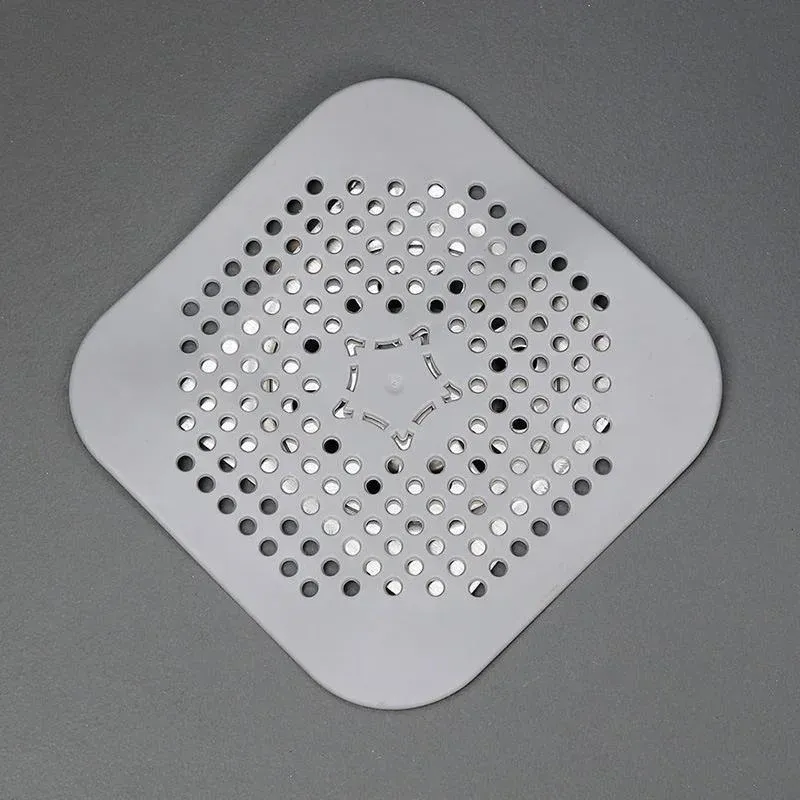 Bouchon déodorant en silicone pour siphon de sol, anti-blocage et anti-odeurs, avec filtre à cheveux pour douche 3
