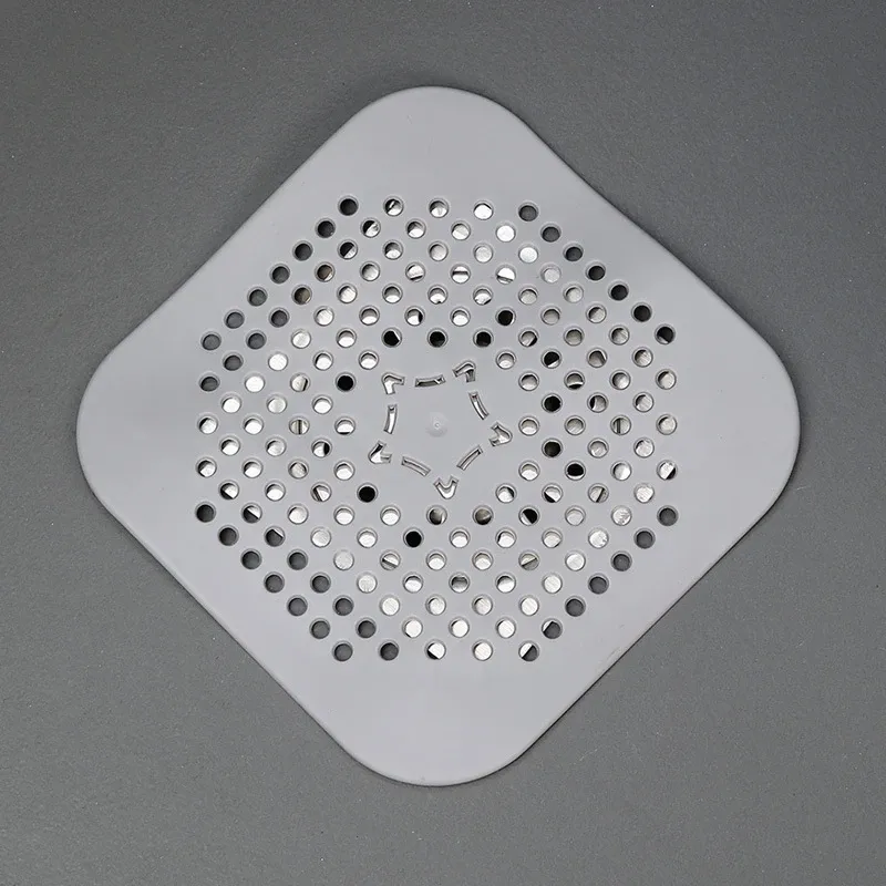 Bouchon déodorant en silicone pour siphon de sol, anti-blocage et anti-odeurs, avec filtre à cheveux pour douche 7