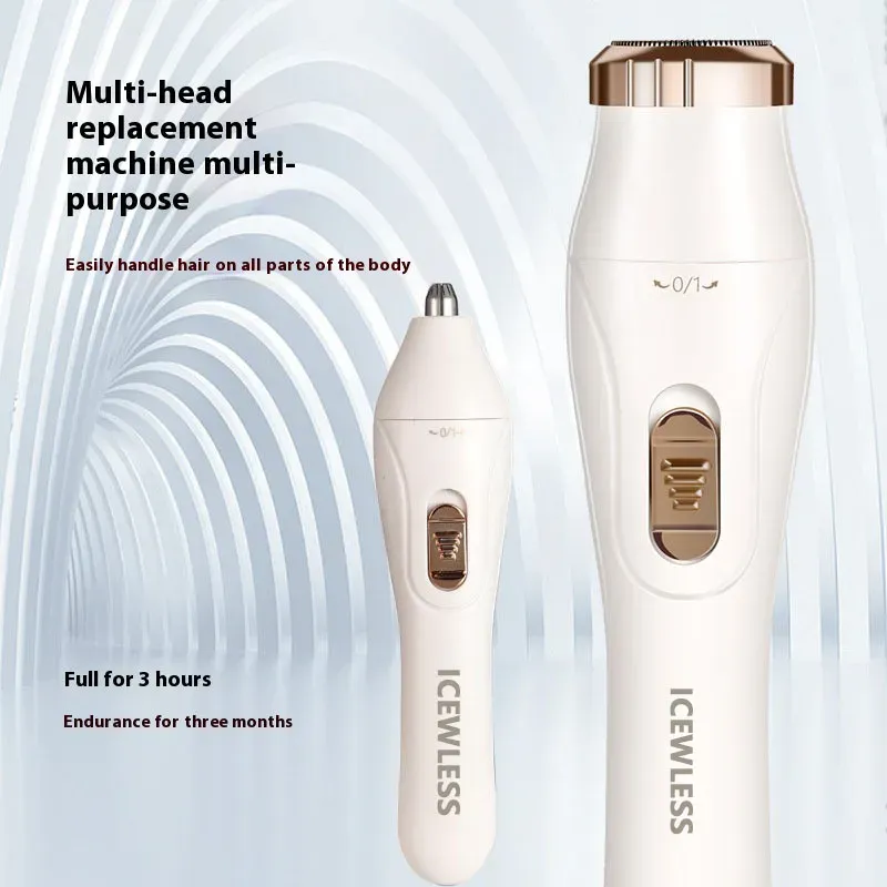 Tondeuse électrique pour femme, finition soignée