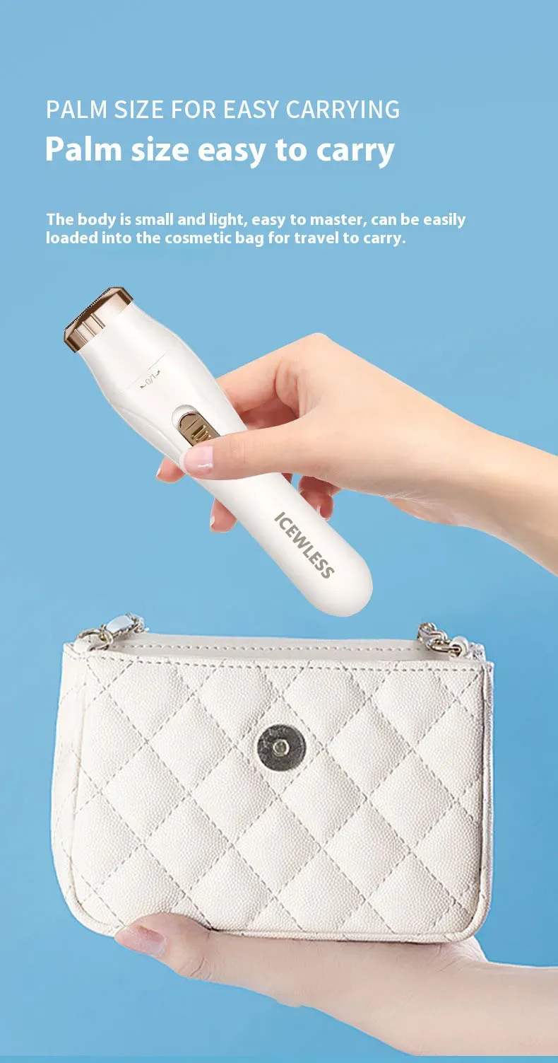 Tondeuse électrique pour femme, vue de profil