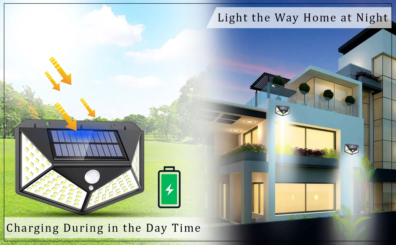 Lampe solaire en gros plan