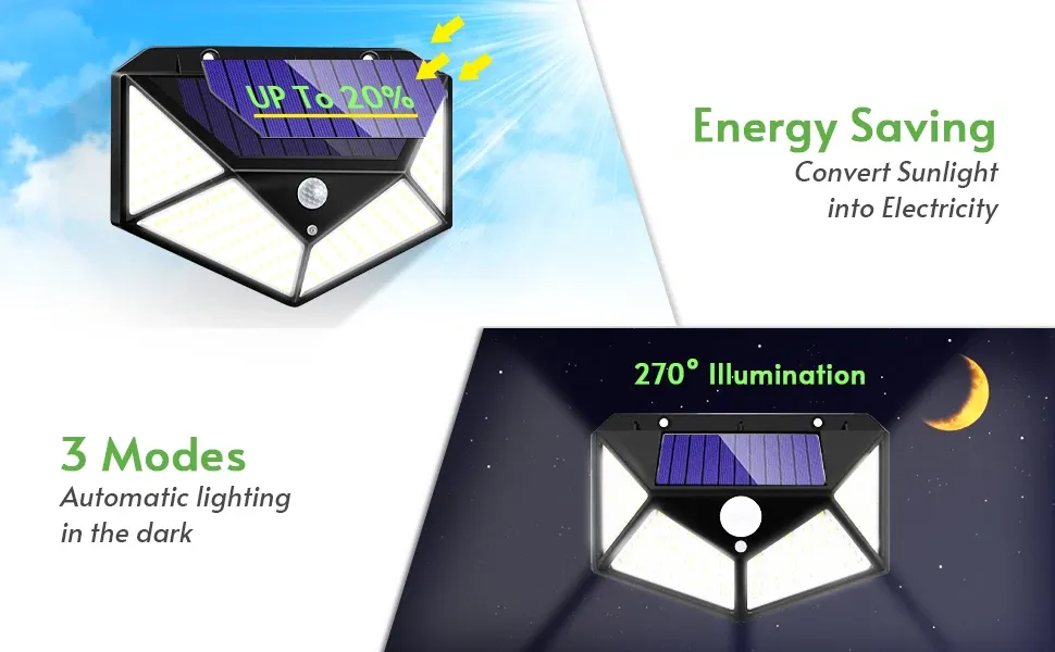 Lampe solaire dans un jardin