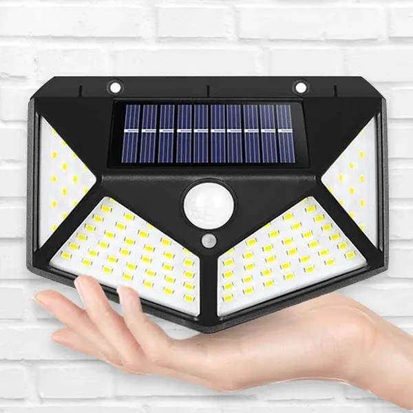 Lampe solaire, finitions et détails