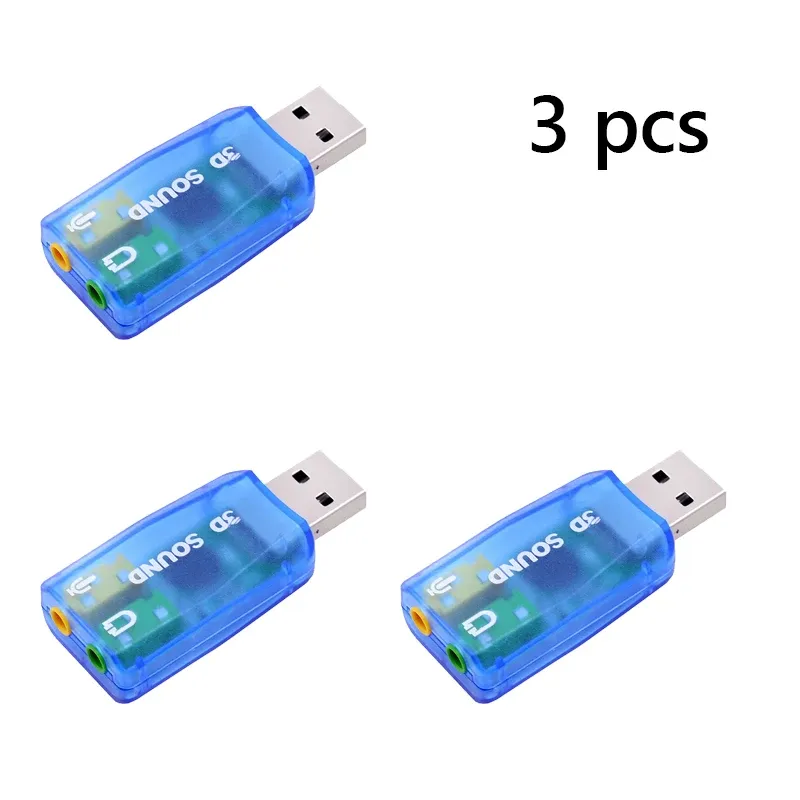 Carte son externe USB, adaptateur micro pour casque audio 3D, compatible PC de bureau, prise en charge du son tridimensionnel, Plug and Play 10