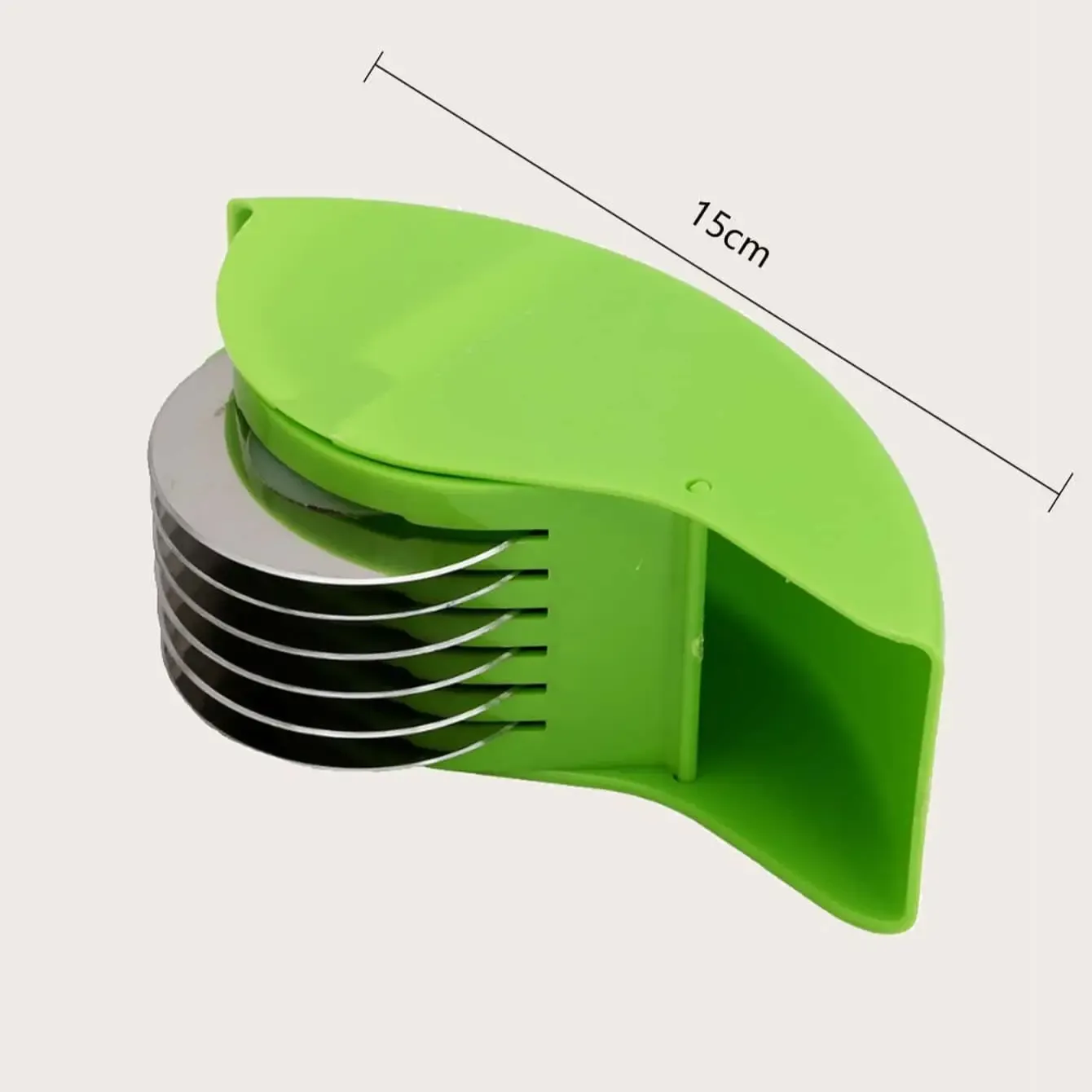 Trémie créative de cuisine coupe-oignon et ail, coupe-fil et coupe-légumes, 1 pièce 6